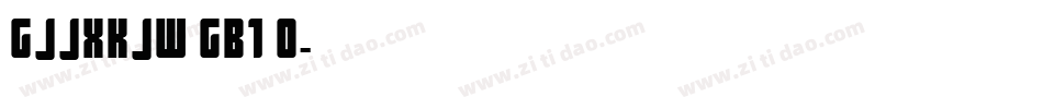 GJJXKJW GB1 0字体转换